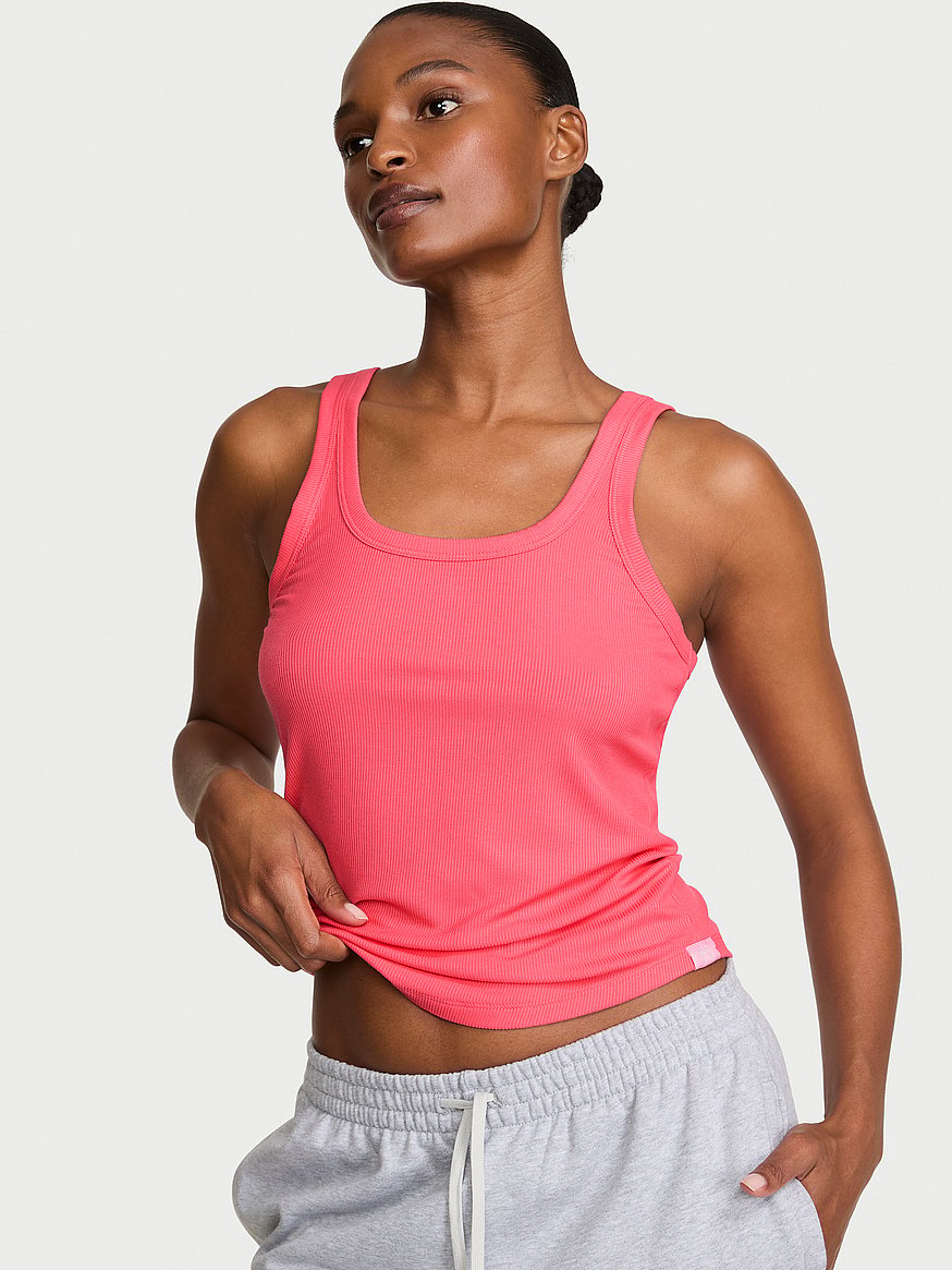 vs iconic rib square neck tank top vs iconic rib square neck tank top