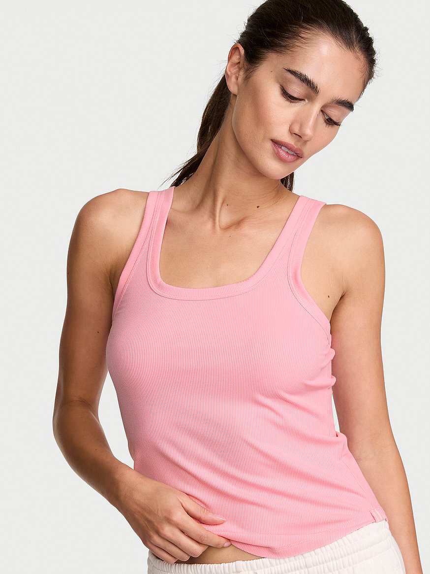vs iconic rib square neck tank top vs iconic rib square neck tank top