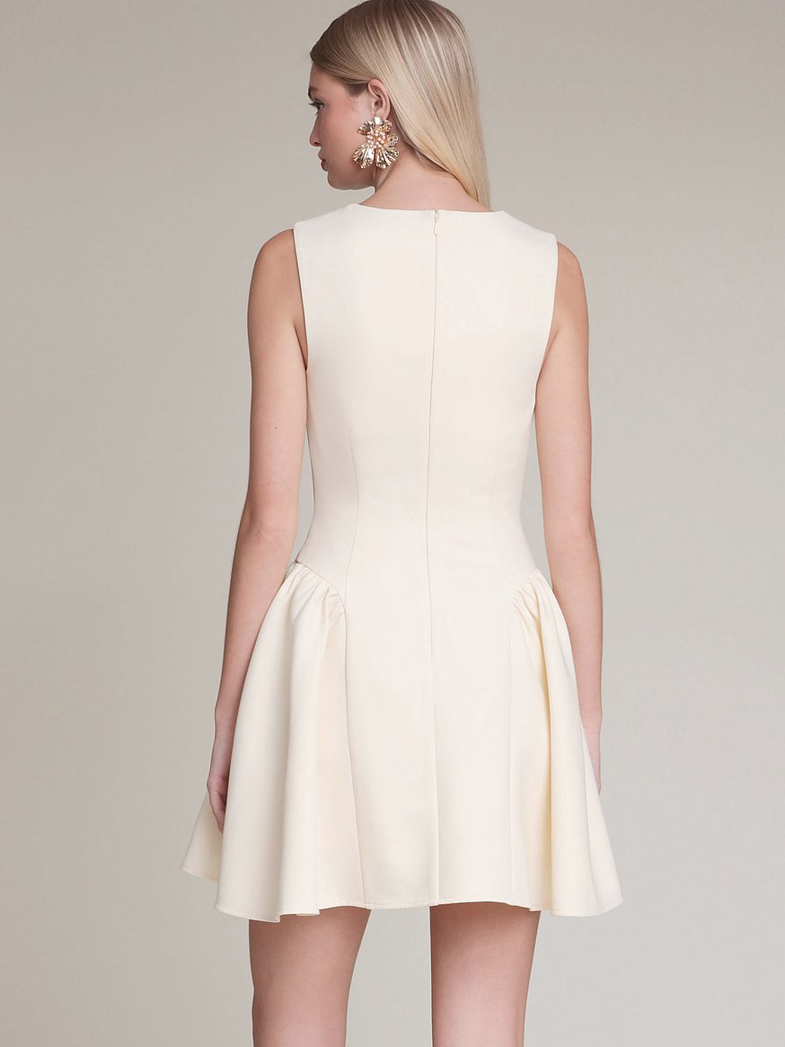 sculpted flounce mini dress sculpted flounce mini dress