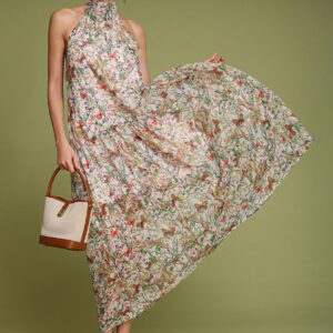 Витрина drop waist sleeveless maxi dress