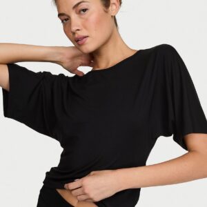 Витрина vsx drapey knit side ruched tee