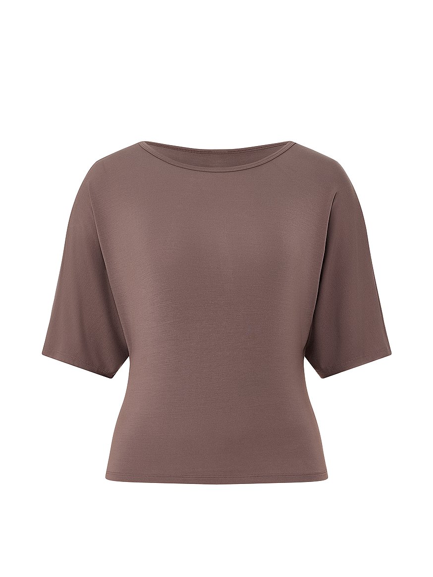 vsx drapey knit side ruched tee vsx drapey knit side ruched tee