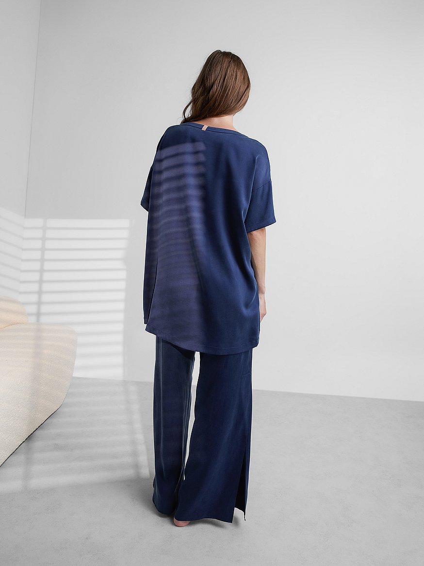 washable silk tee pant set washable silk tee pant set
