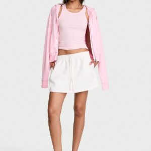 Home off duty terry mini skirt