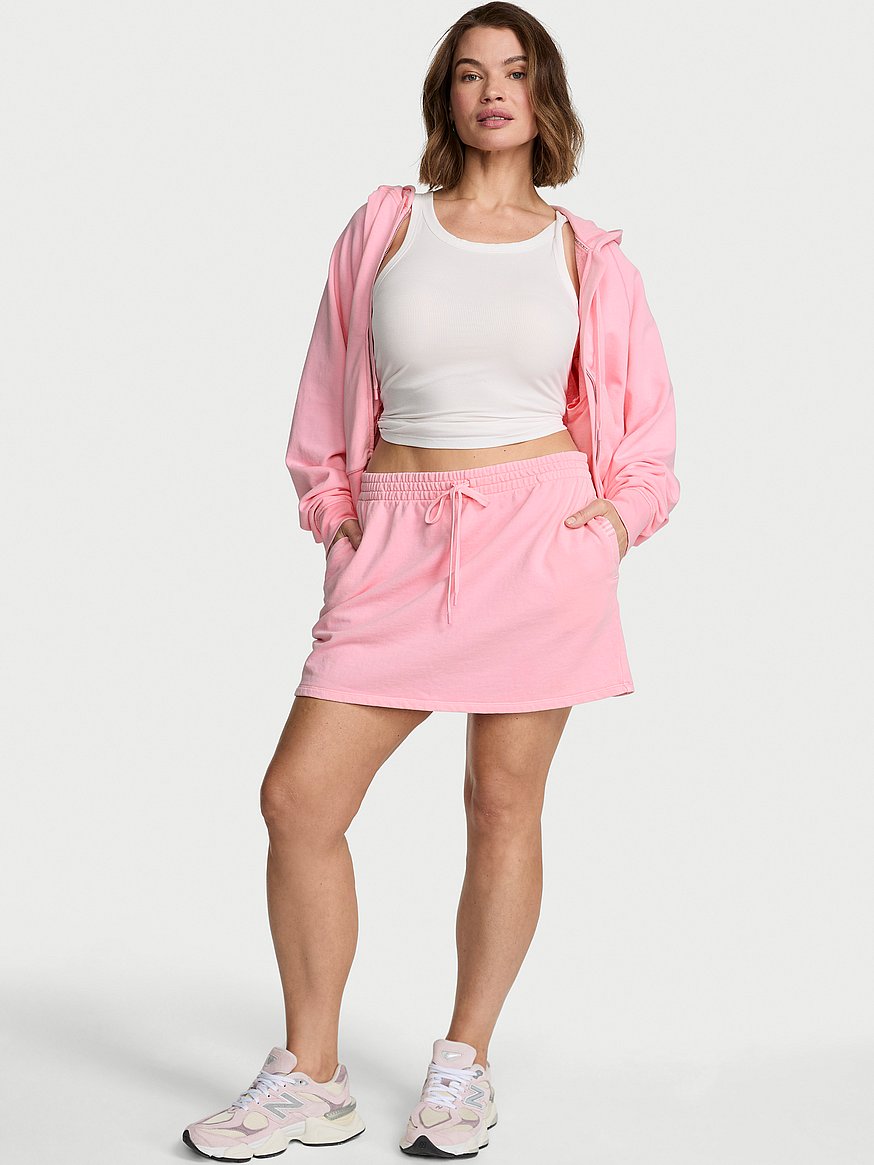 off duty terry mini skirt off duty terry mini skirt