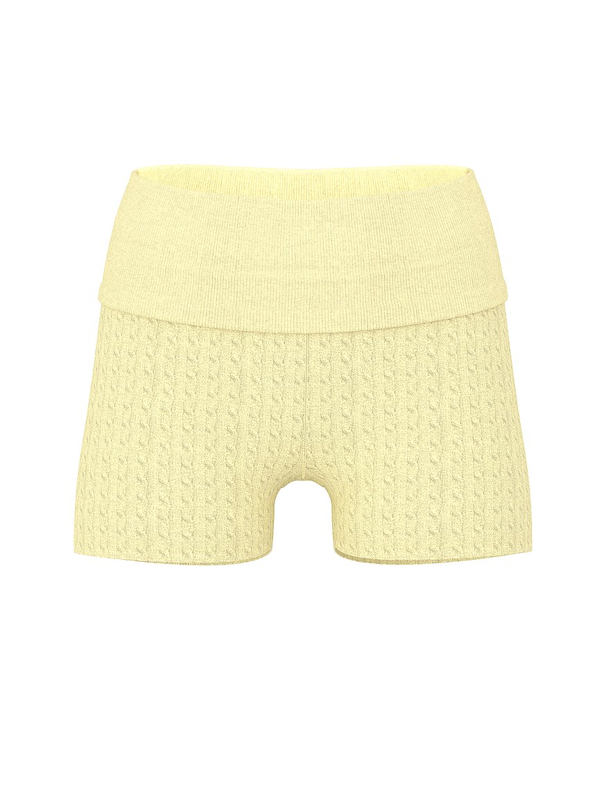 hudson cable knit short hudson cable knit short