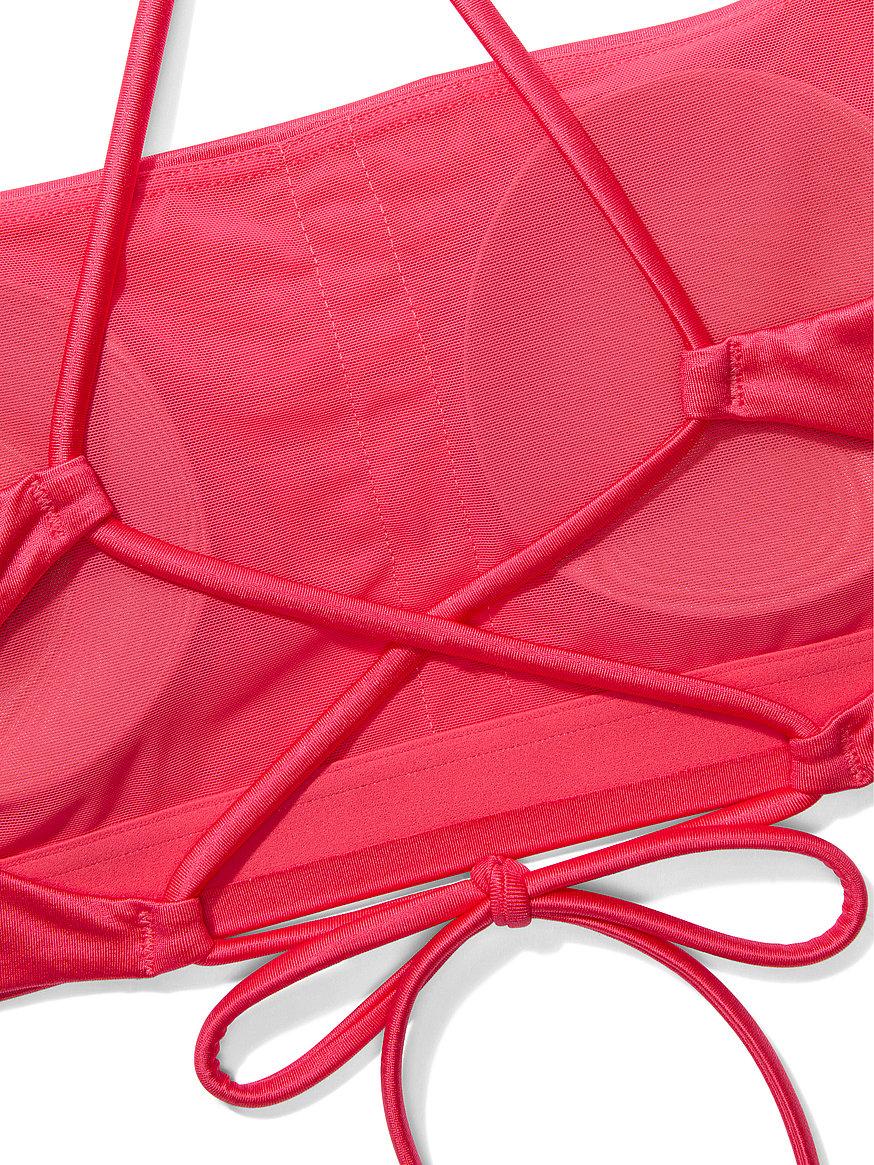 vsx glossytech™ strappy back sports bra vsx glossytech™ strappy back sports bra