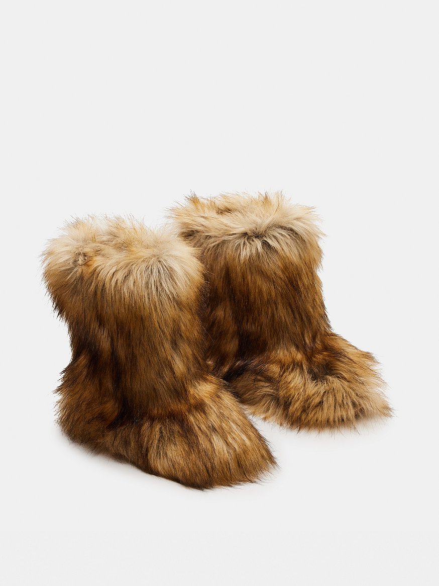 beastie faux fur bootie beastie faux fur bootie