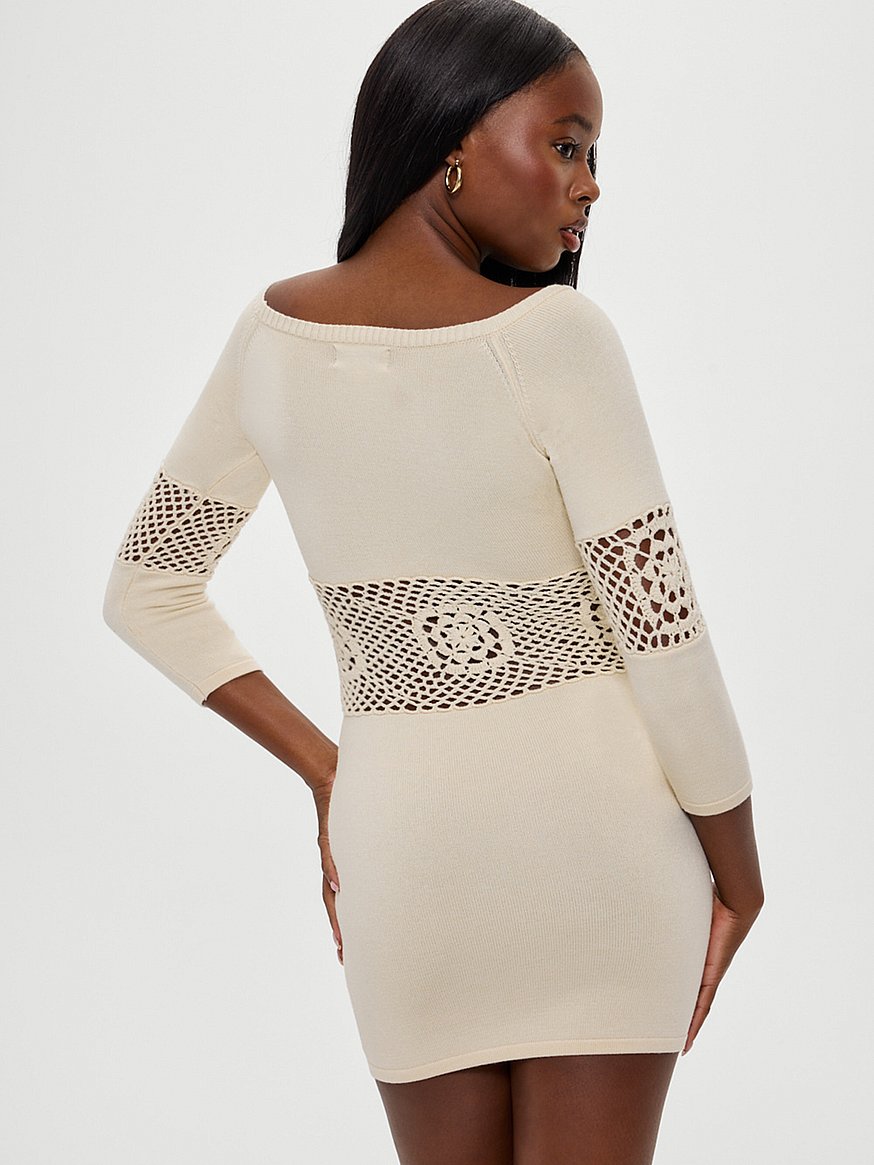 festival cloud knit mini dress festival cloud knit mini dress