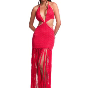 zoe dress red