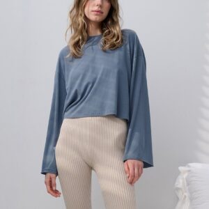 organic pima wide sleeve tee