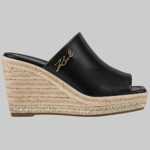 clove wedgemule kl263359 black sideview