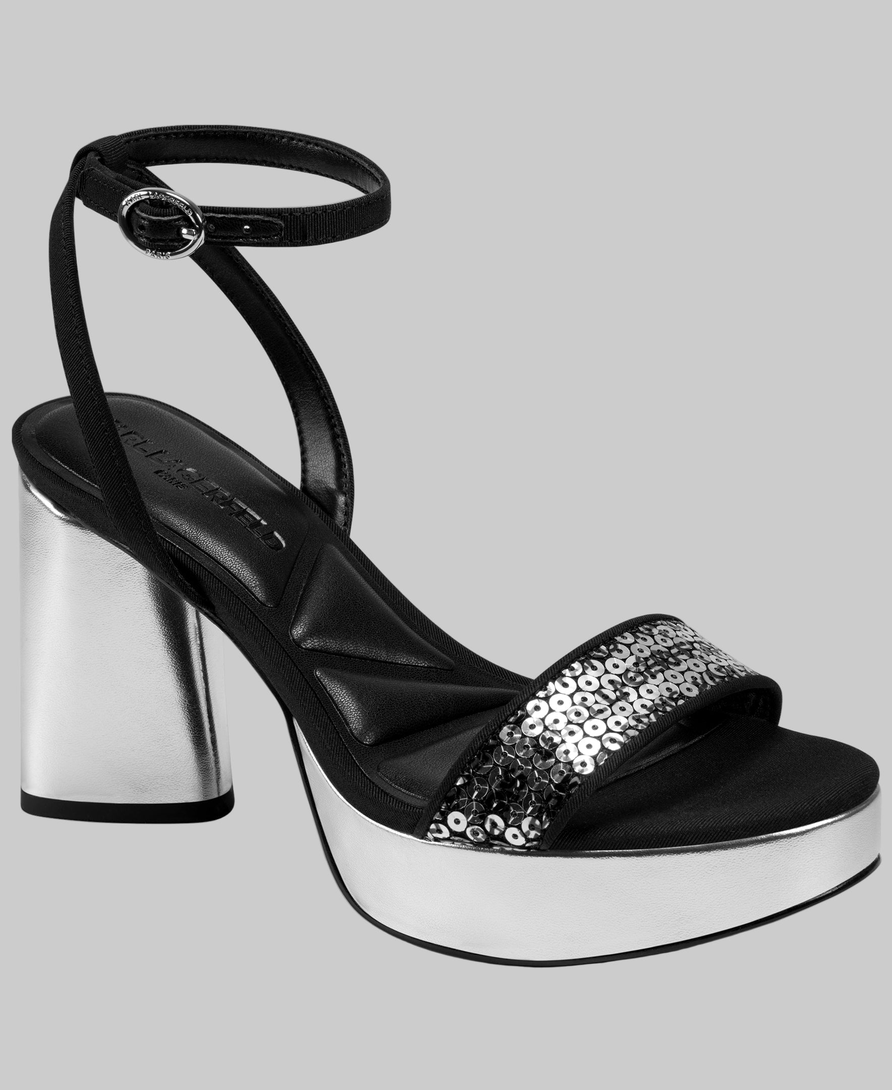 hadenlogosequin kl450933 slvrblk 3 4profileview hadenlogosequin kl450933 slvrblk 3 4profileview