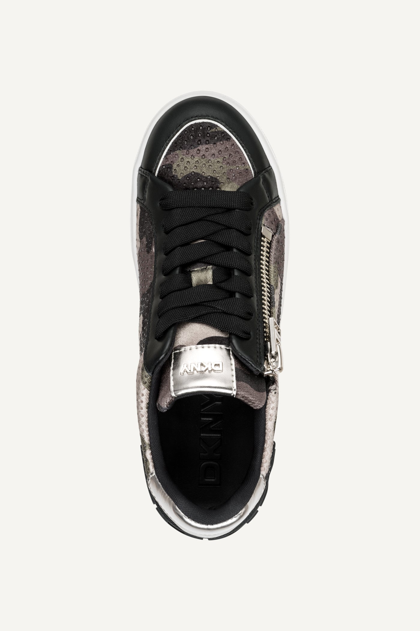 mei laceupsneake k1600433 grnmltblack topdownview mei laceupsneake k1600433 grnmltblack topdownview