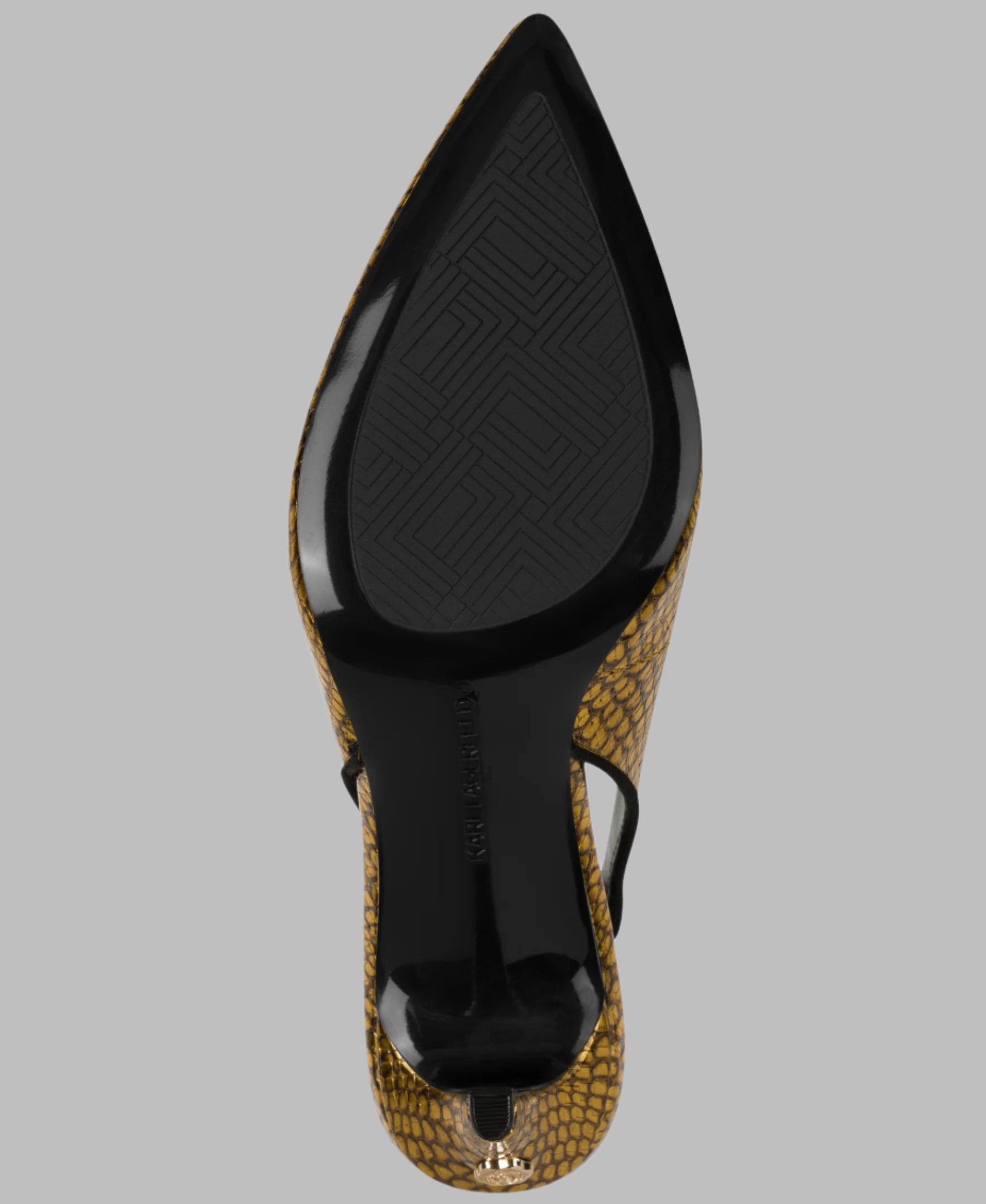 rosalyn slingback kl150095 goldblk outsoleview rosalyn slingback kl150095 goldblk outsoleview