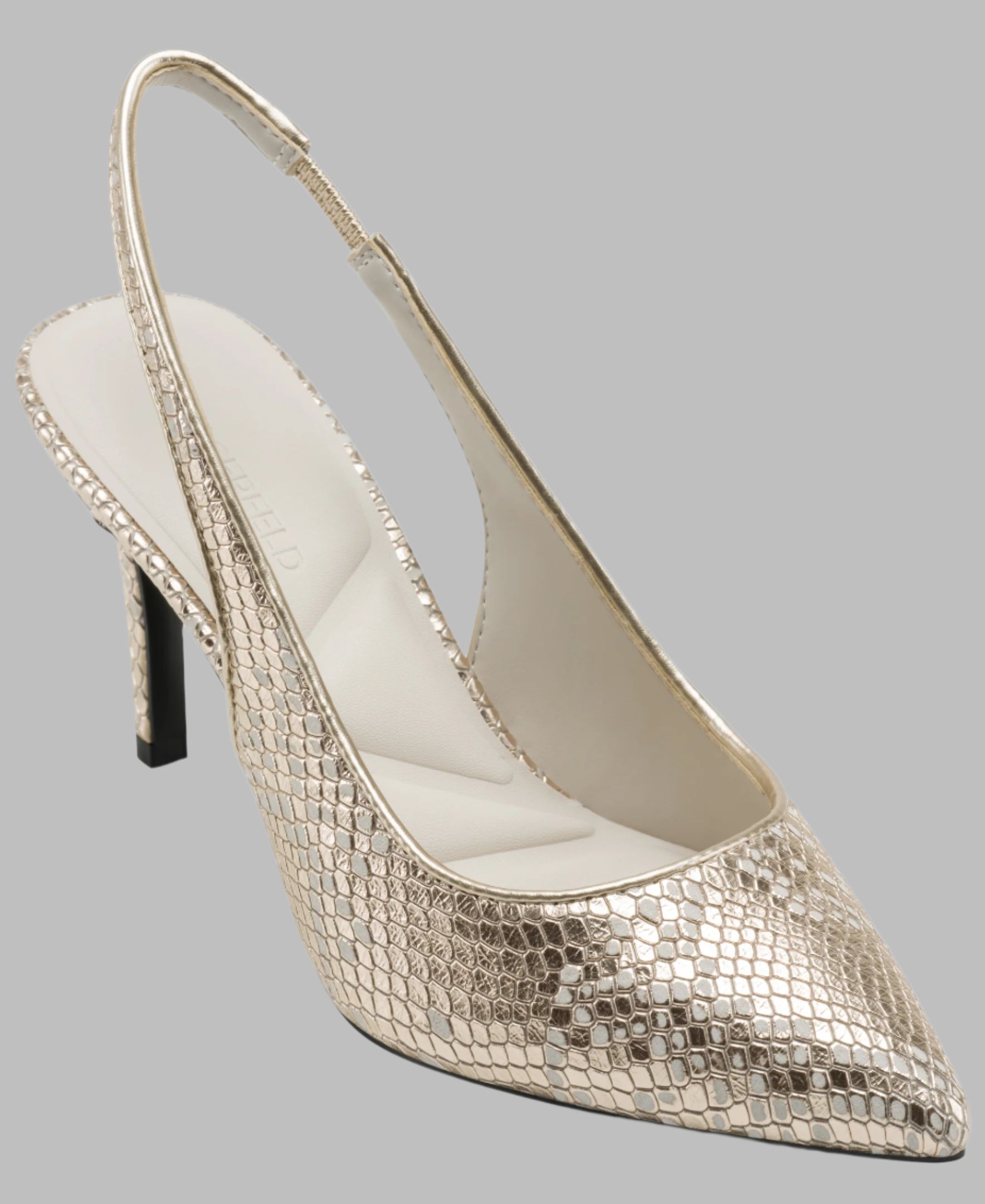 rosalyn slingback kl157785 whitegold 3 4profileview rosalyn slingback kl157785 whitegold 3 4profileview