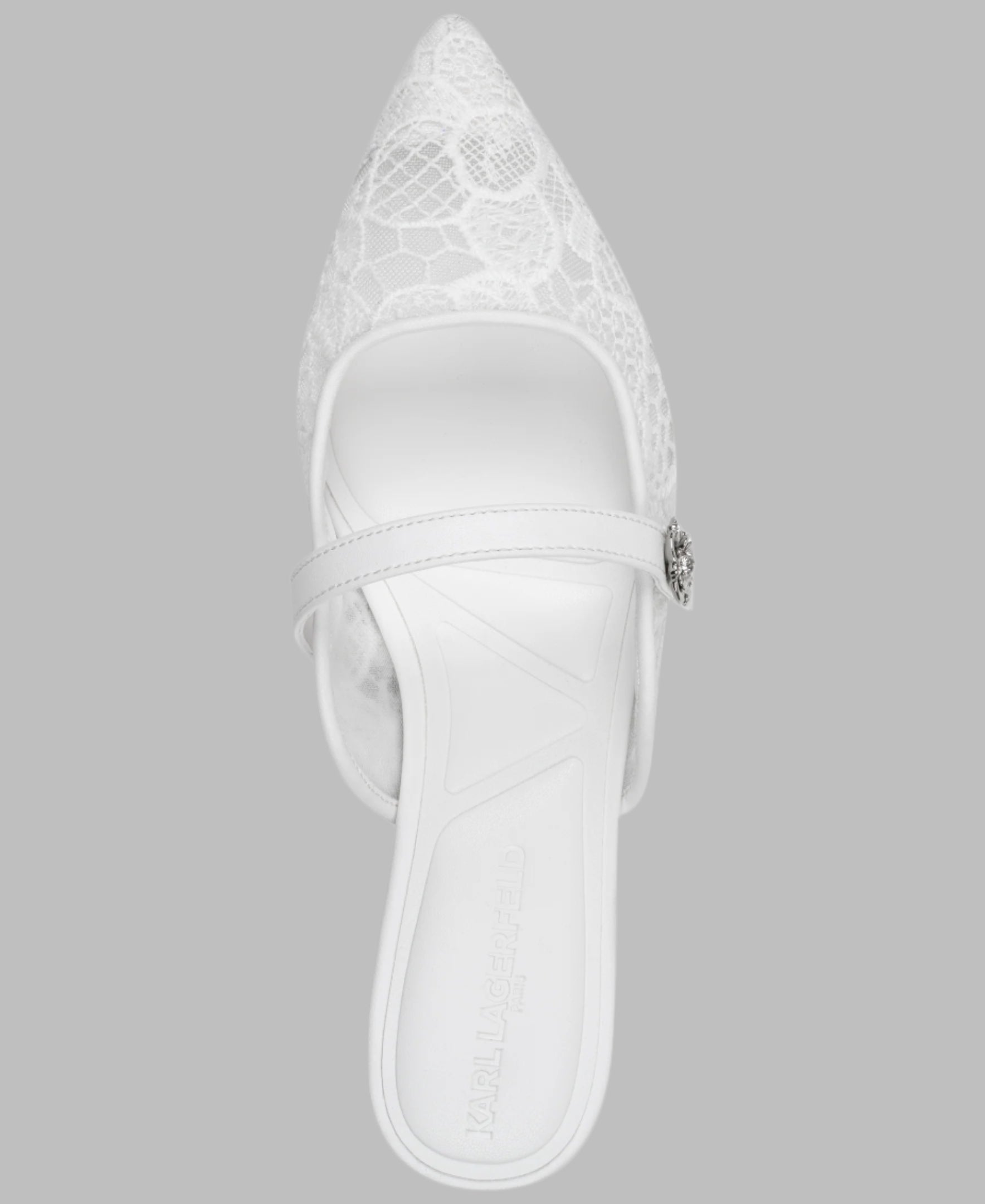 vadyn flat mule 10 kl156996 brtwhite topdownview vadyn flat mule 10 kl156996 brtwhite topdownview