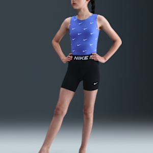 Home nike gymnastics Купальник nike с повторяющимся логотипом swoosh