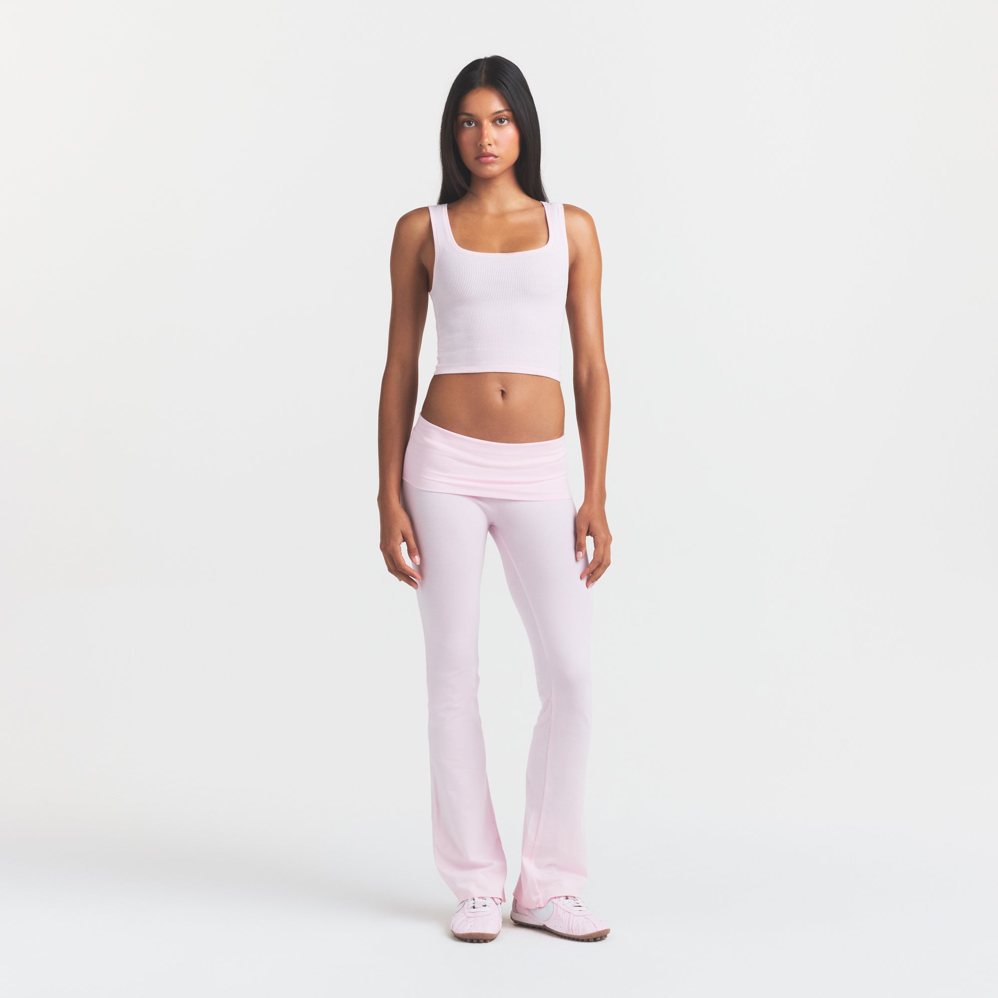 cotton jersey foldover pant cotton jersey foldover pant
