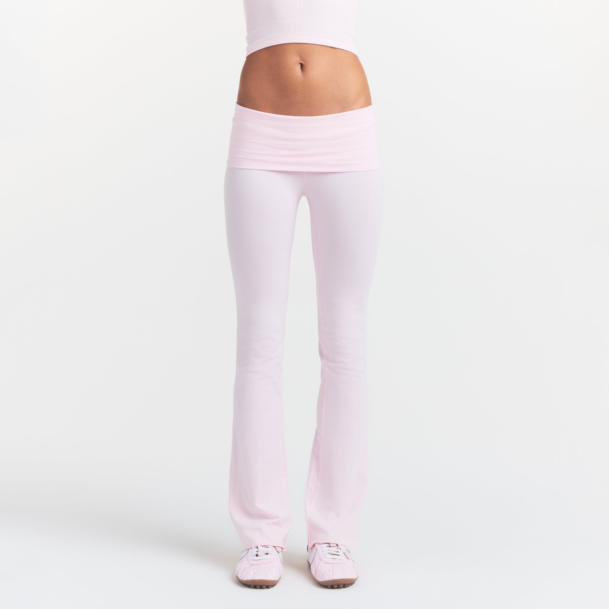 cotton jersey foldover pant cotton jersey foldover pant