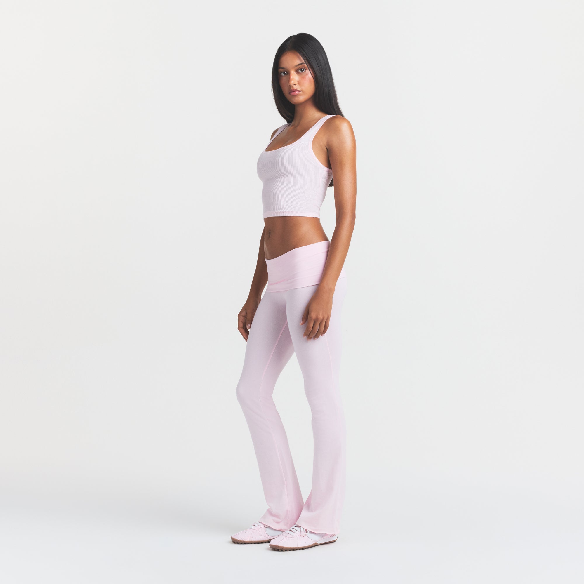 cotton jersey foldover pant cotton jersey foldover pant