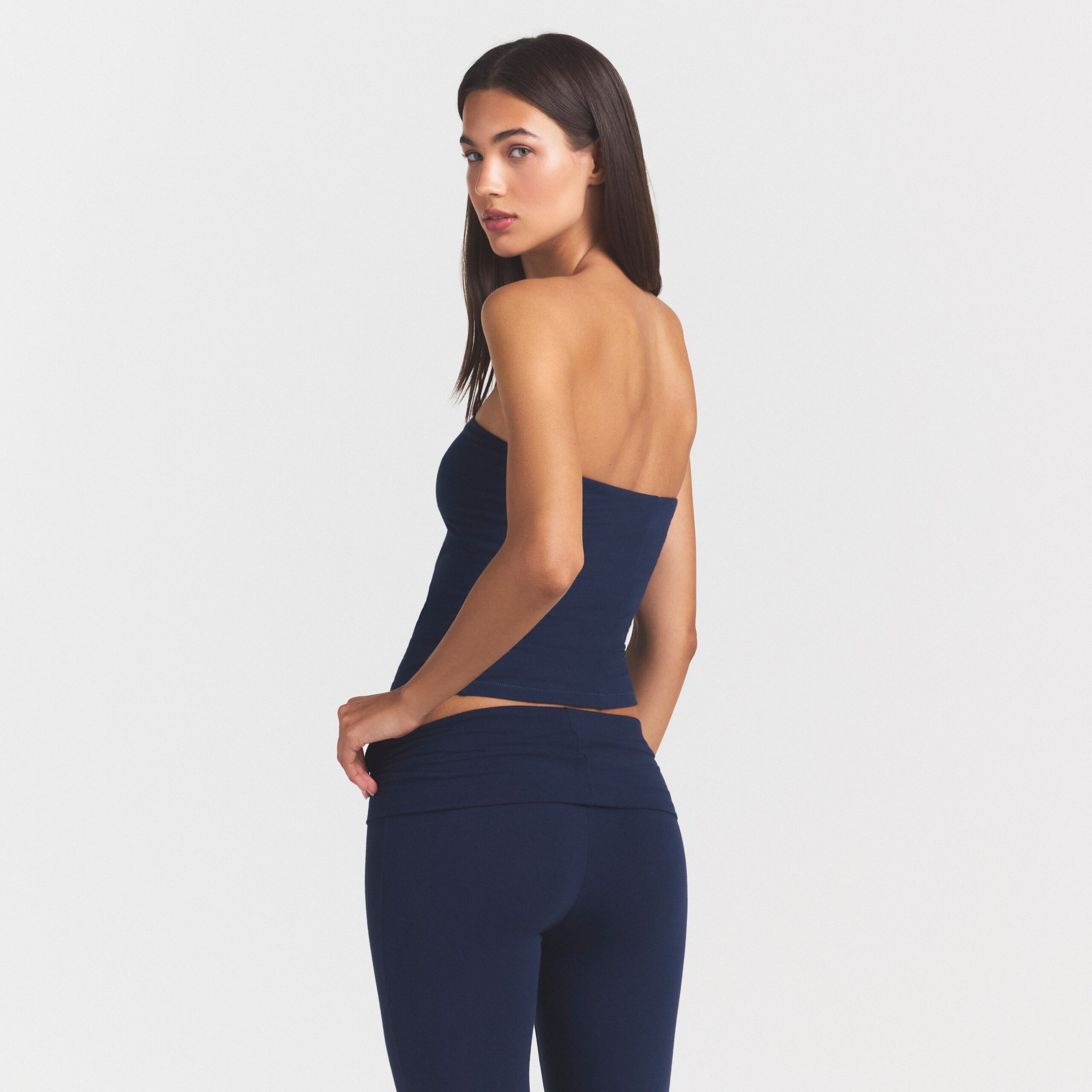cotton jersey foldover pant cotton jersey foldover pant