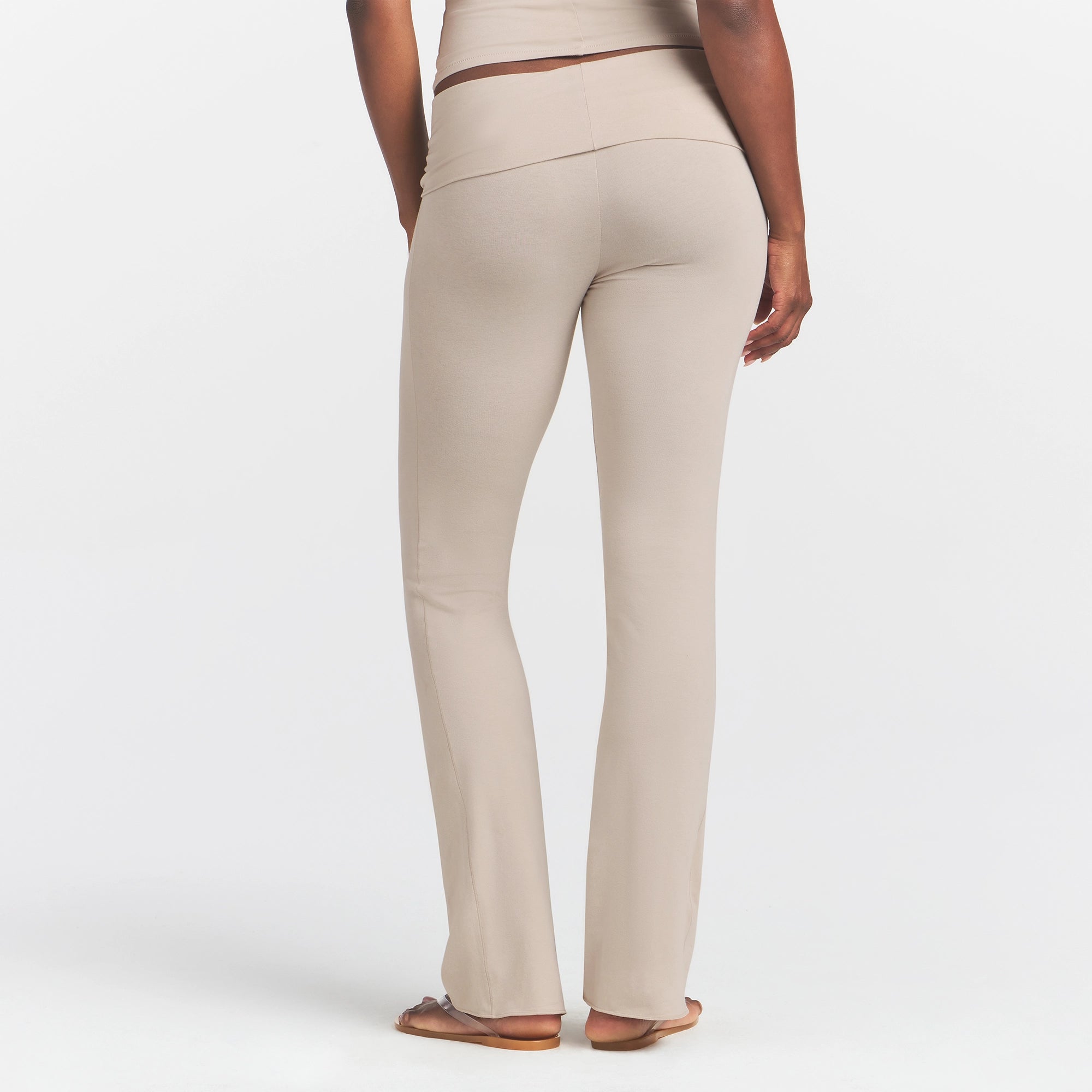 cotton jersey foldover pant cotton jersey foldover pant