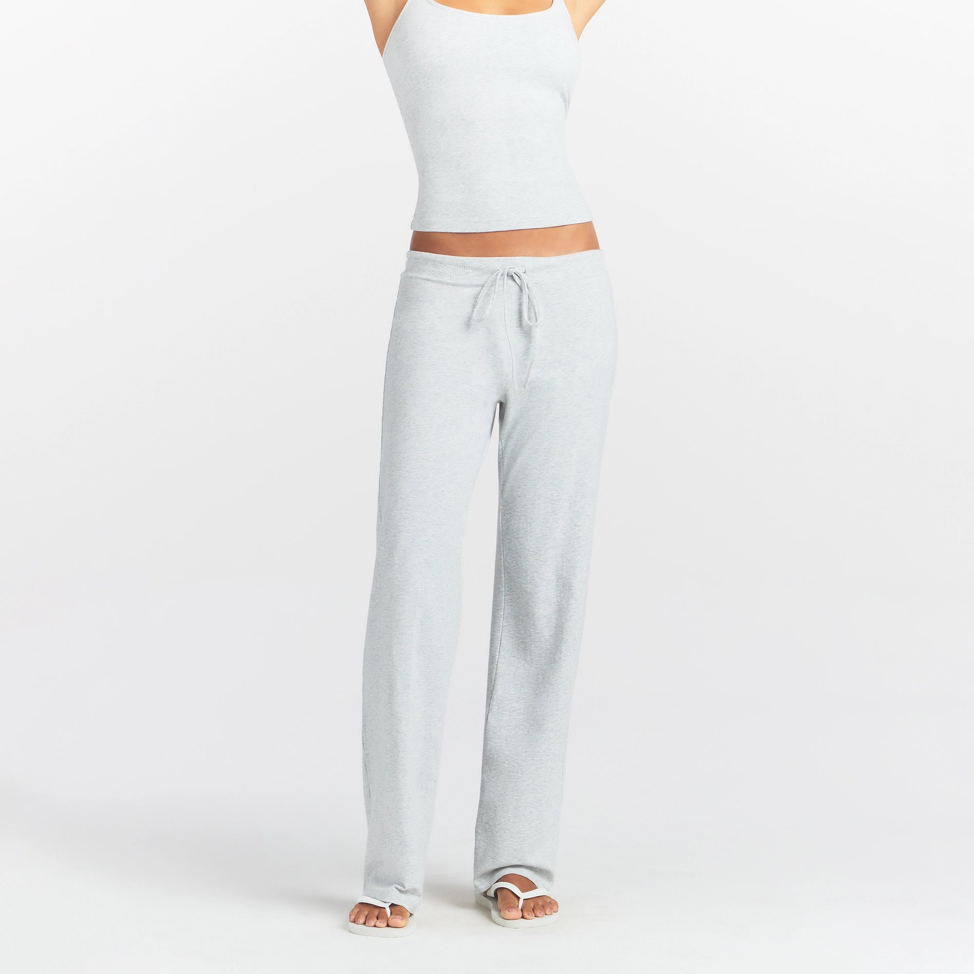 cotton jersey straight leg pant cotton jersey straight leg pant