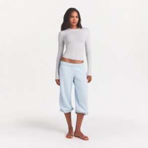 Home cotton jersey long sleeve t shirt