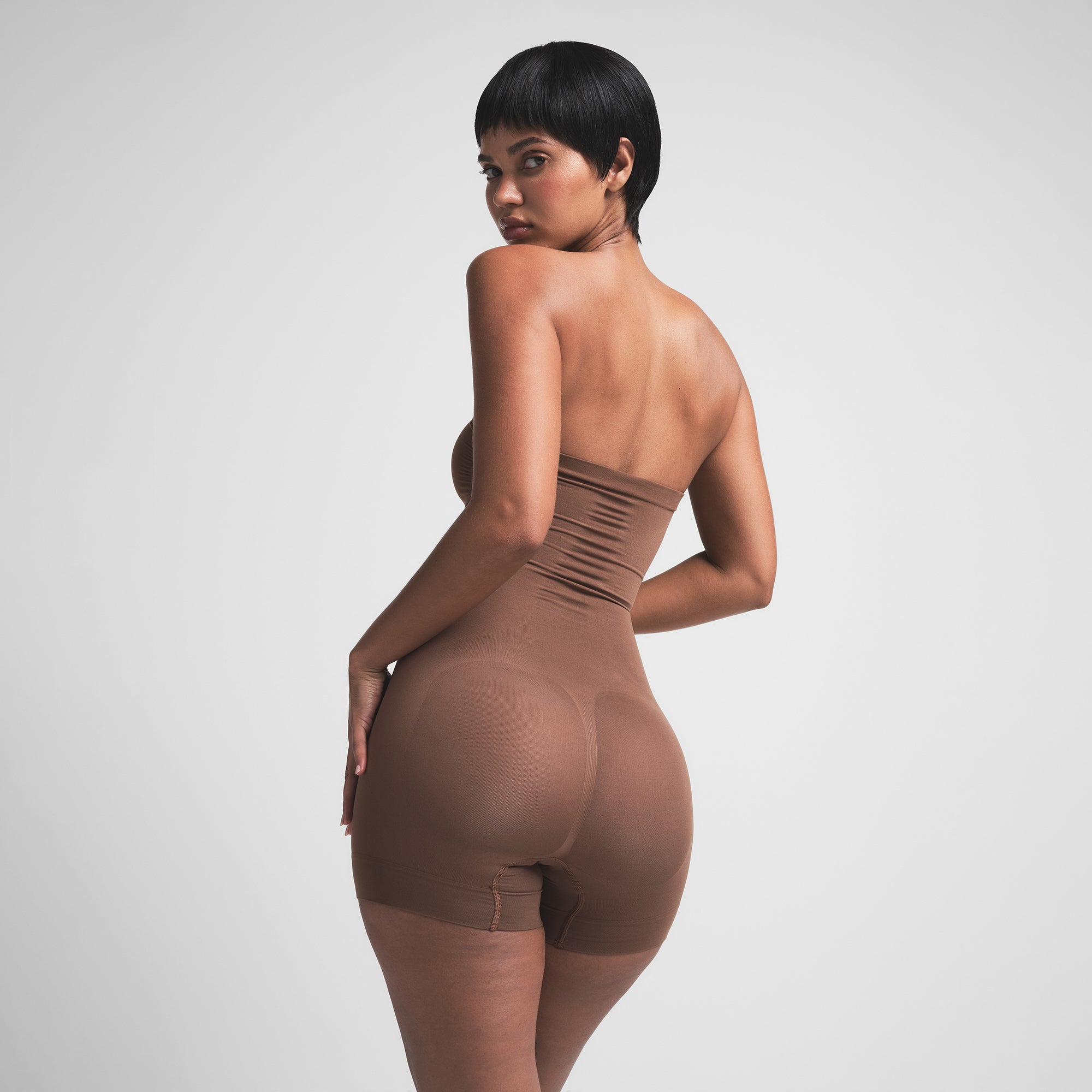 seamless sculpt strapless shortie bodysuit seamless sculpt strapless shortie bodysuit
