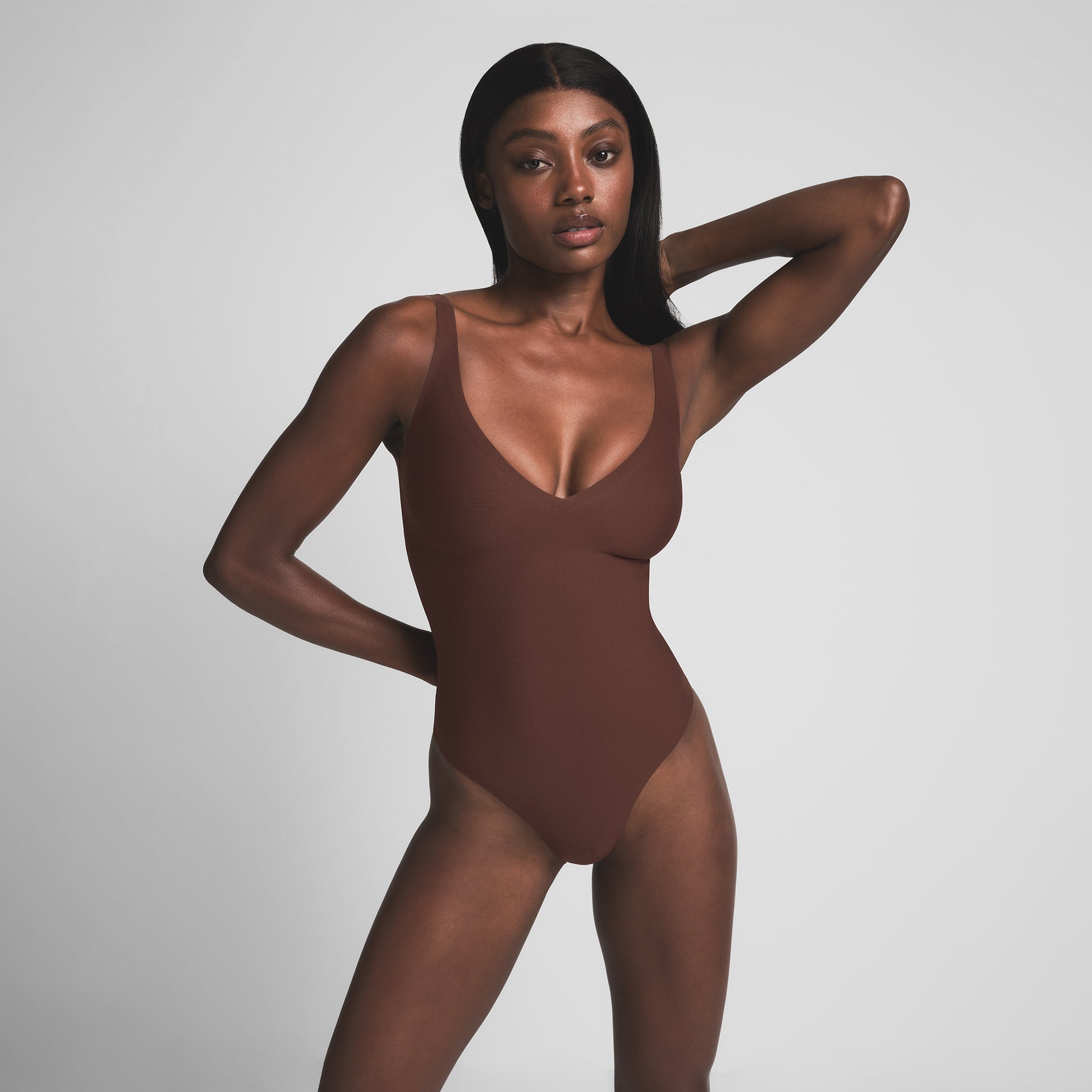 skims body unlined plunge thong bodysuit skims body unlined plunge thong bodysuit