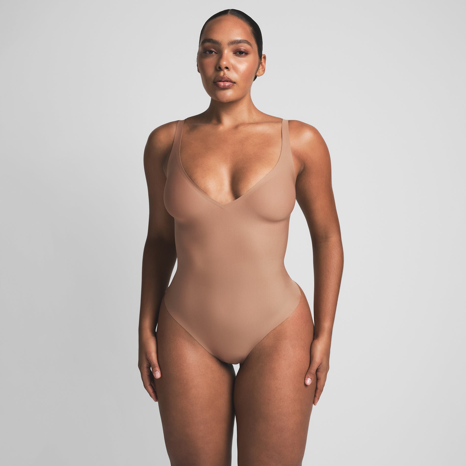 skims body unlined plunge thong bodysuit skims body unlined plunge thong bodysuit