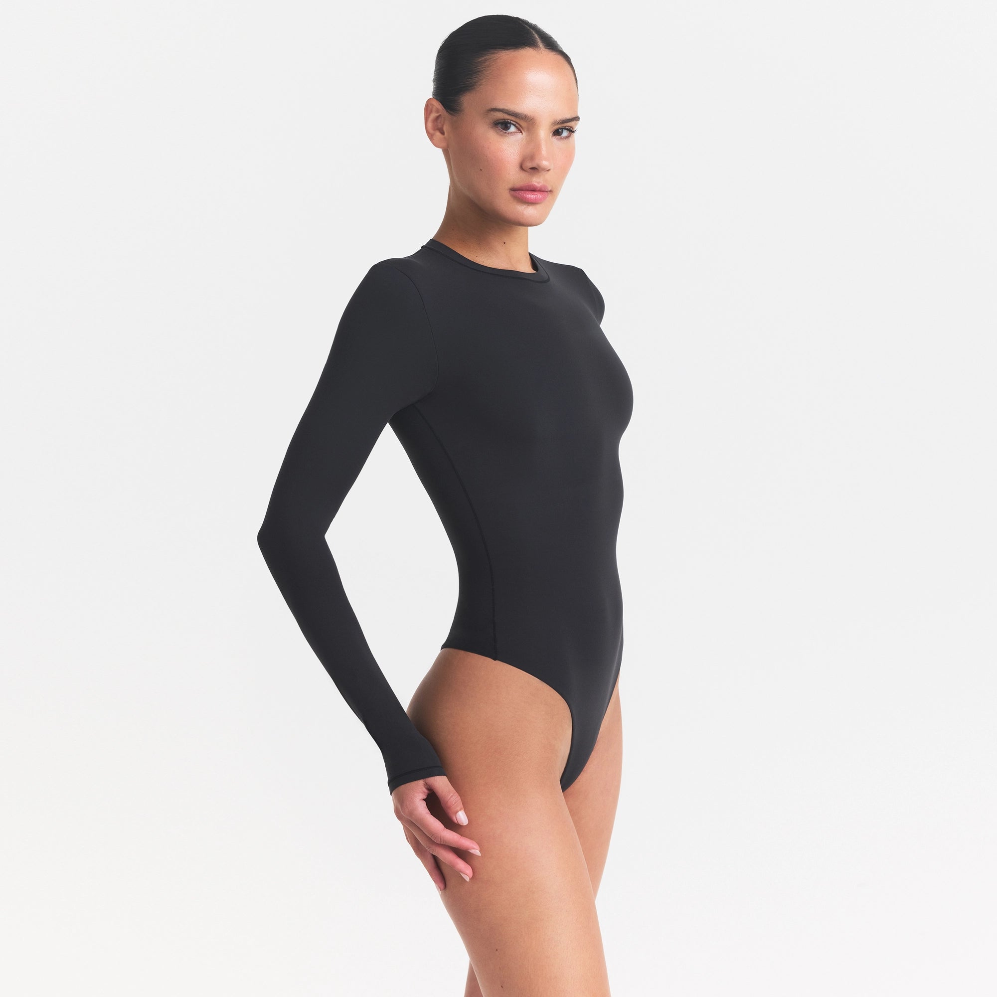 fits everybody long sleeve crew neck bodysuit fits everybody long sleeve crew neck bodysuit