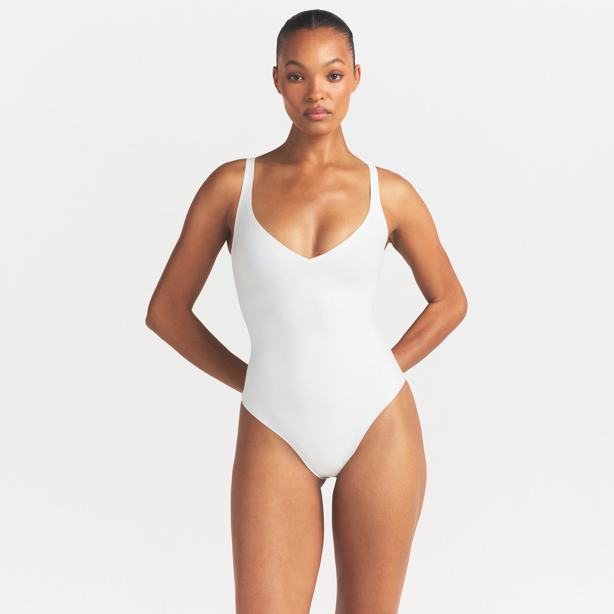 skims body unlined plunge thong bodysuit skims body unlined plunge thong bodysuit