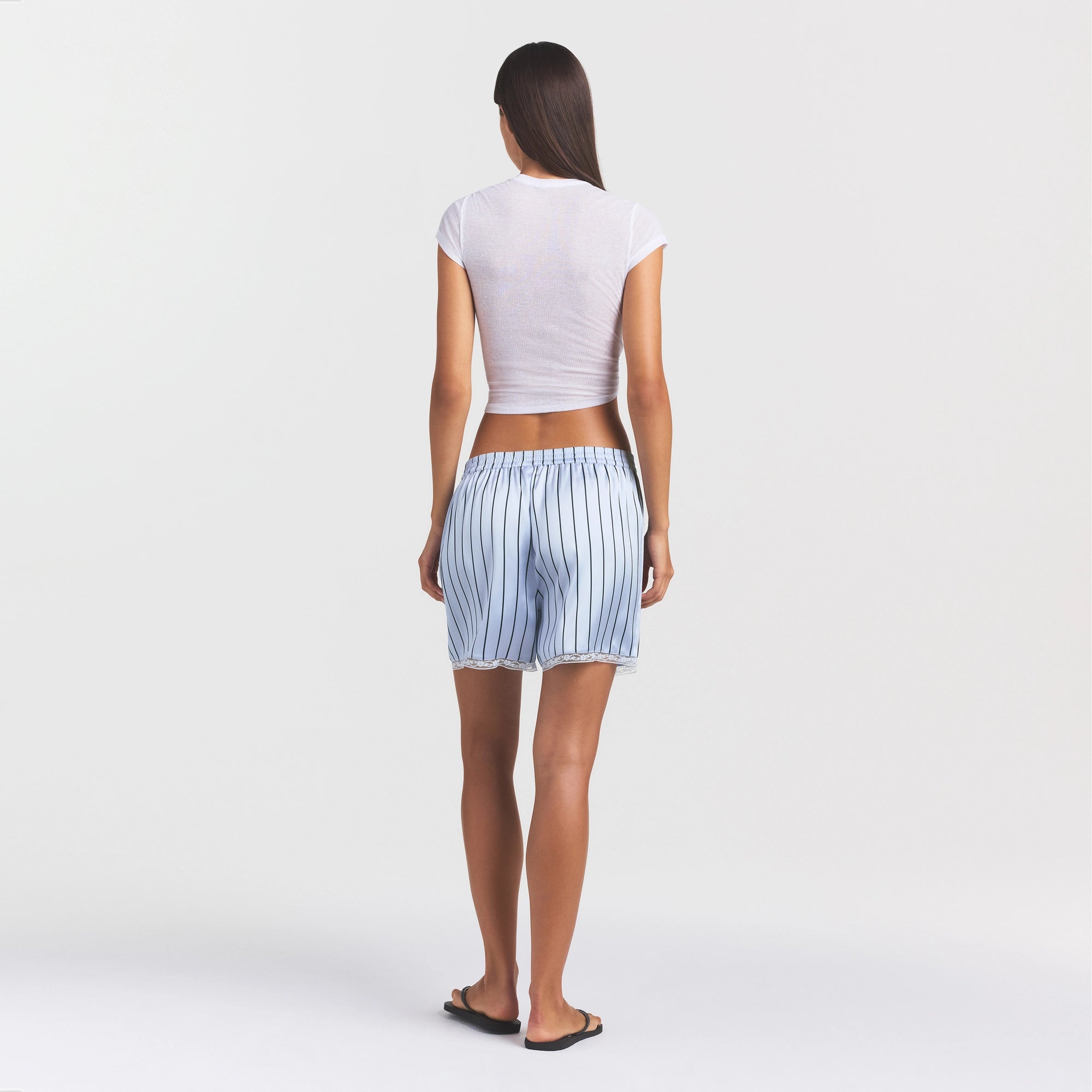 woven shine lace boxer woven shine lace boxer