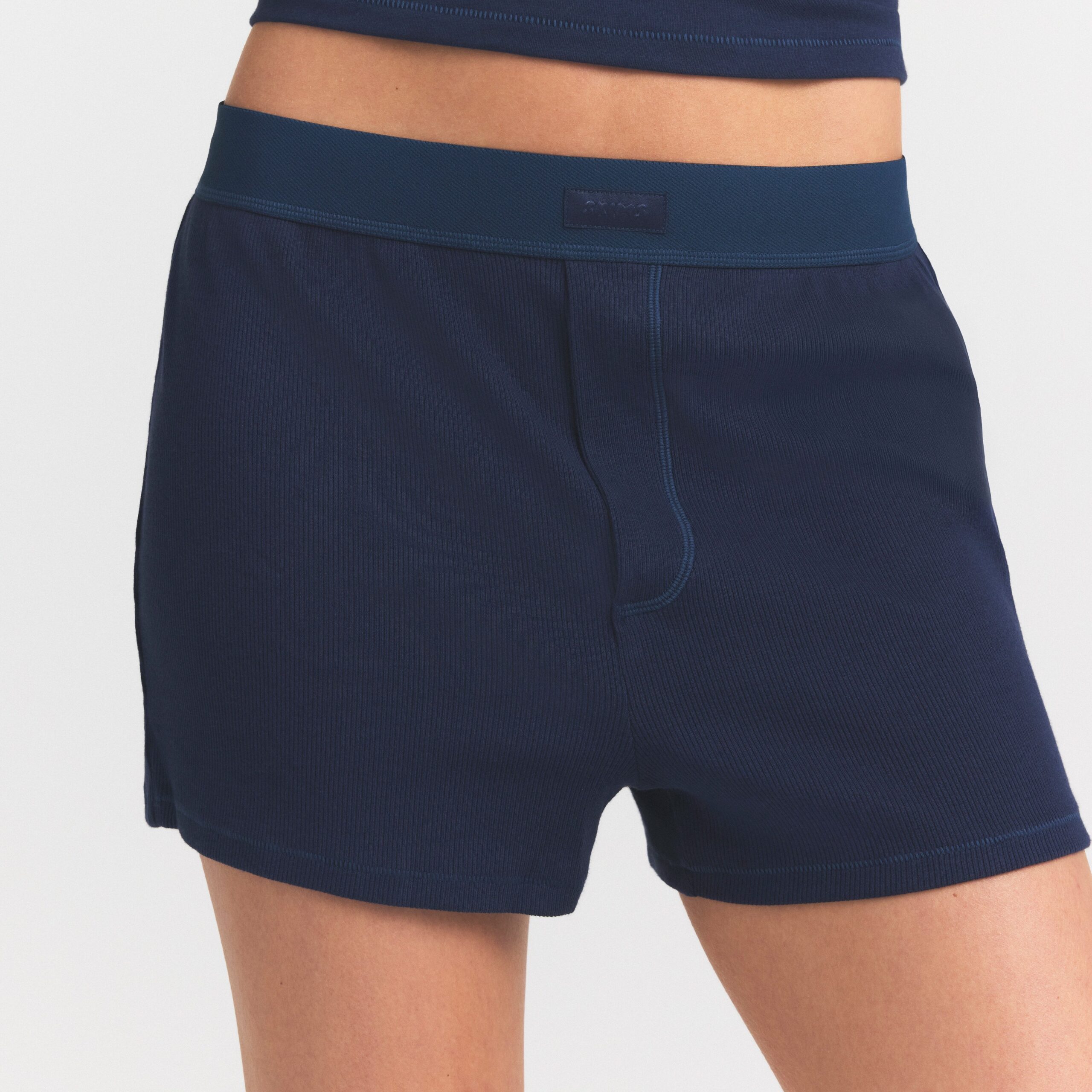 cotton rib loose boxer cotton rib loose boxer