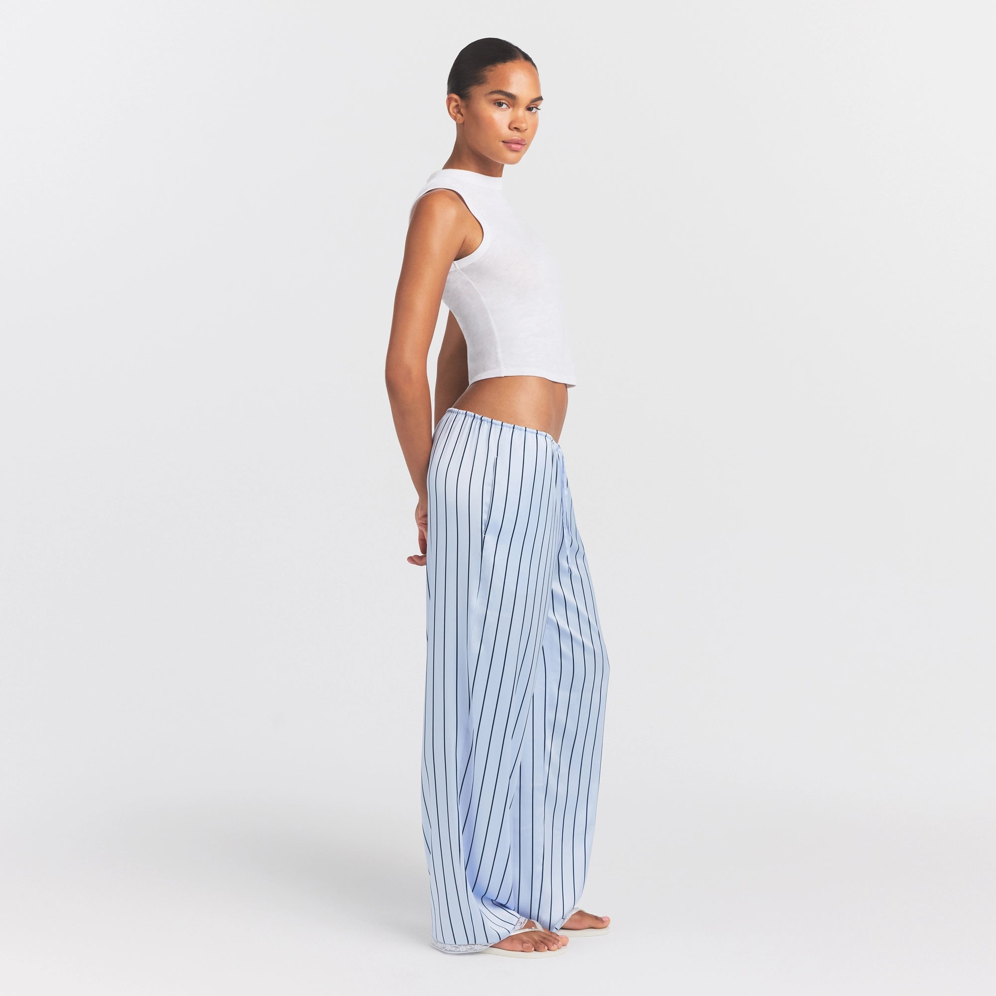 woven shine lace pant woven shine lace pant