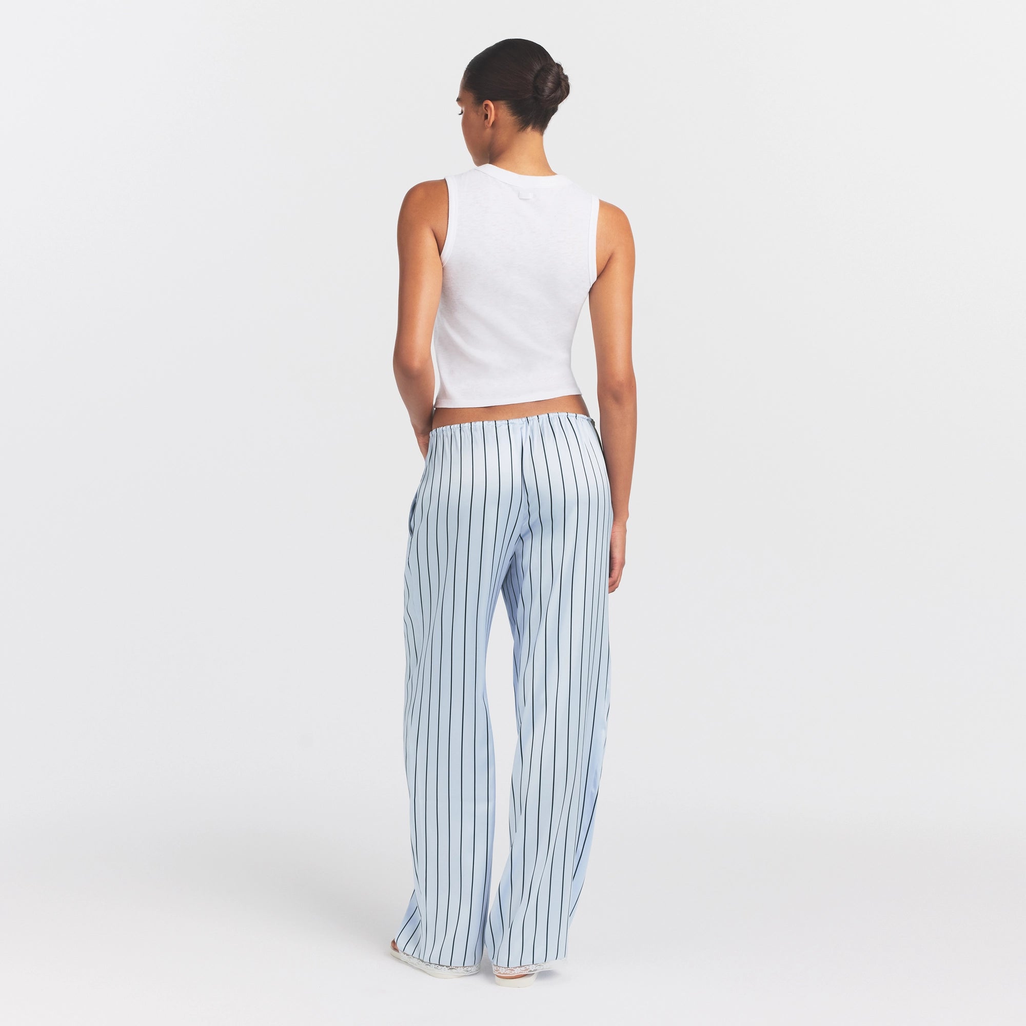 woven shine lace pant woven shine lace pant