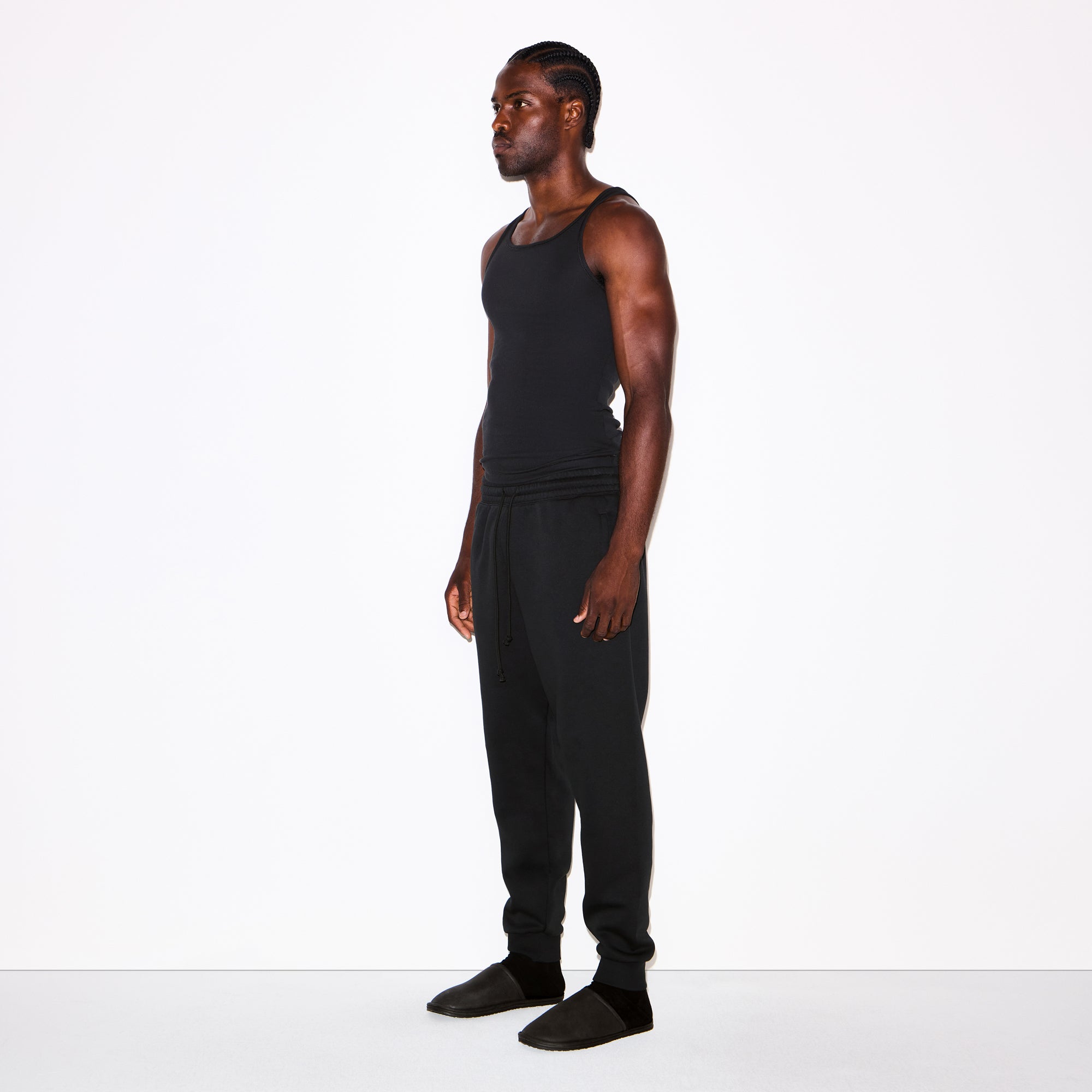 fleece lounge mens tapered jogger fleece lounge mens tapered jogger
