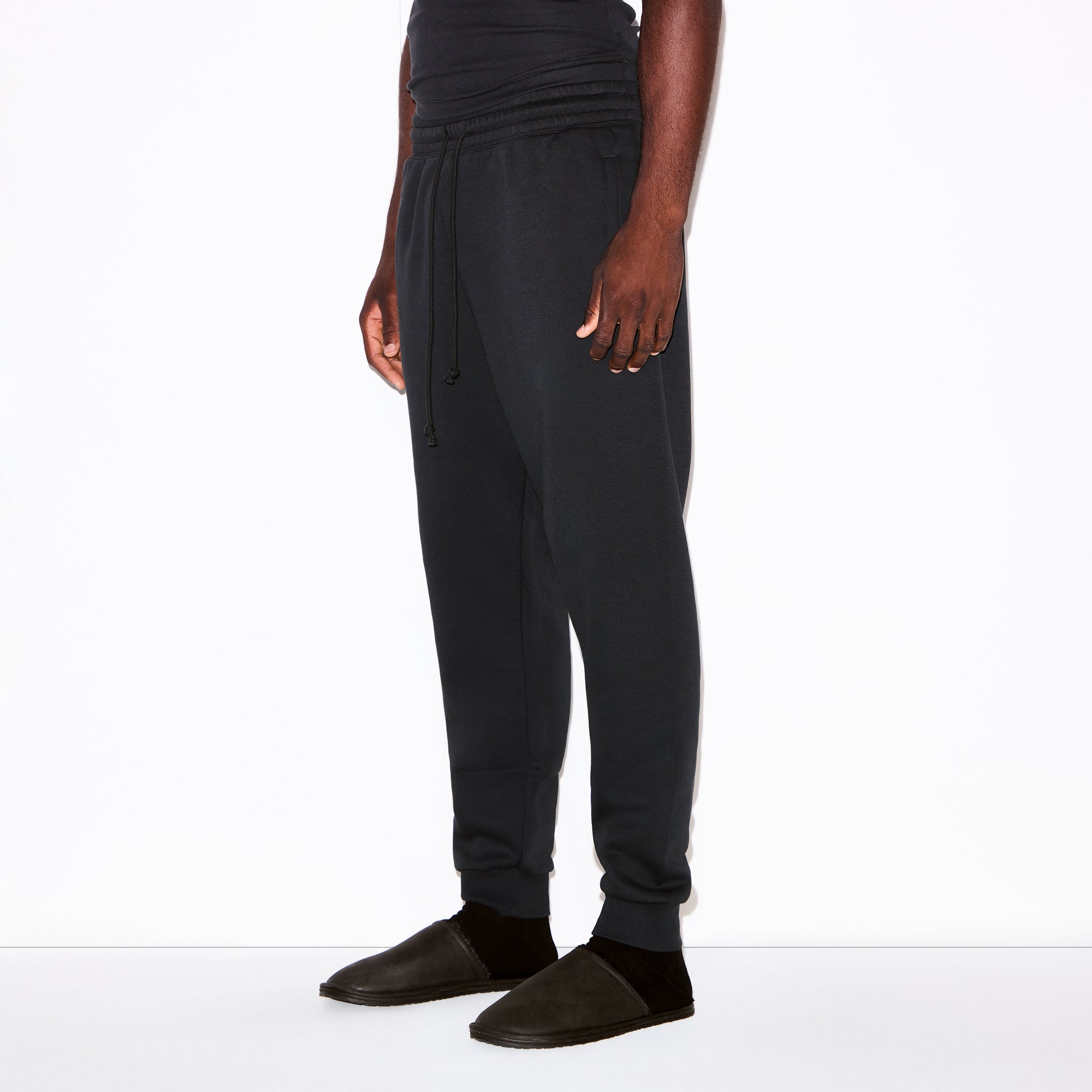 fleece lounge mens tapered jogger fleece lounge mens tapered jogger