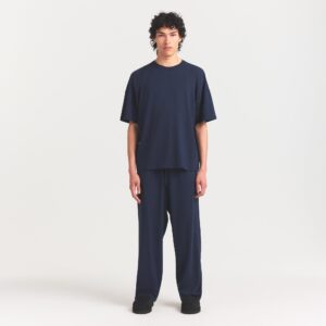 jersey lounge mens relaxed straight leg pant