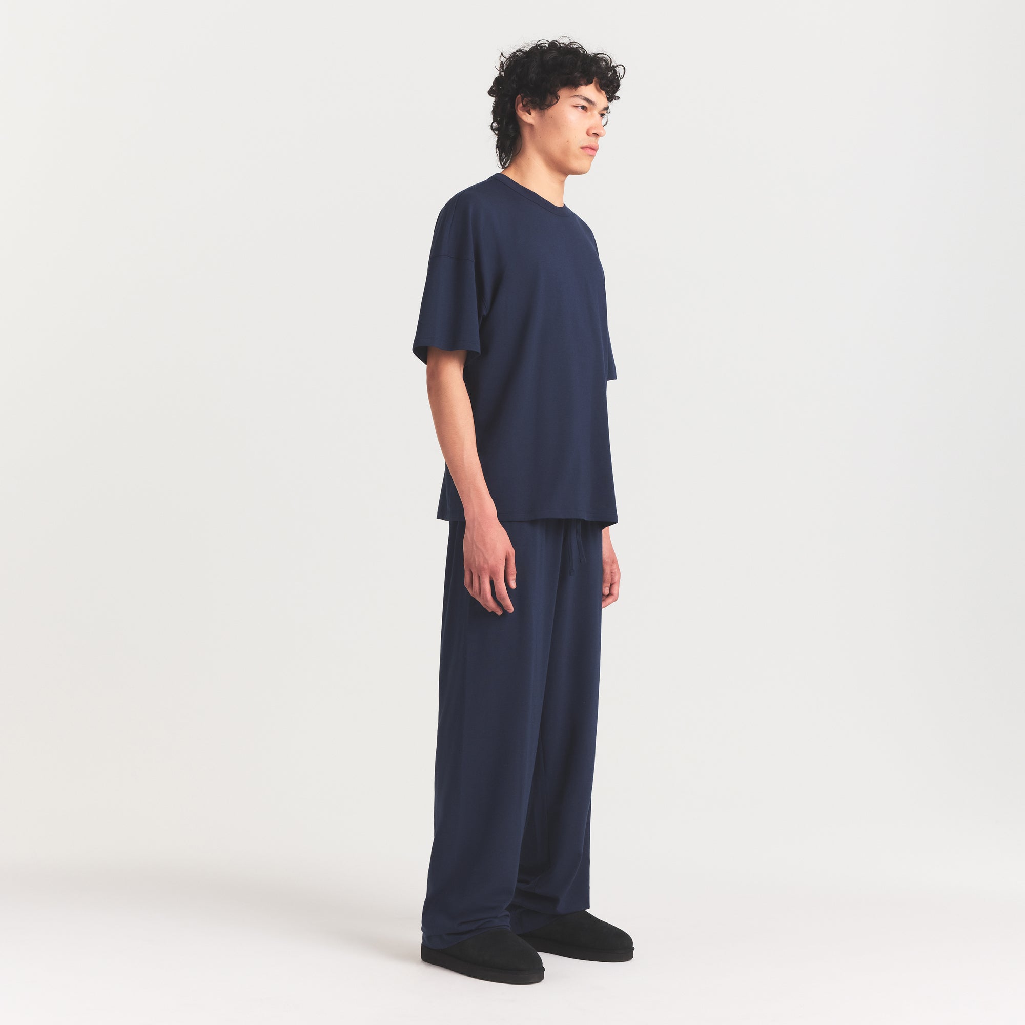 jersey lounge mens relaxed straight leg pant jersey lounge mens relaxed straight leg pant