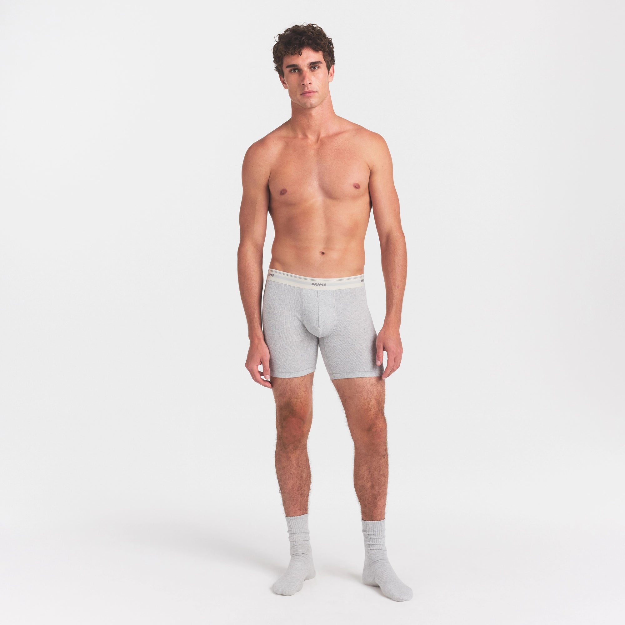 skims cotton rib mens 5" boxer brief skims cotton rib mens 5" boxer brief