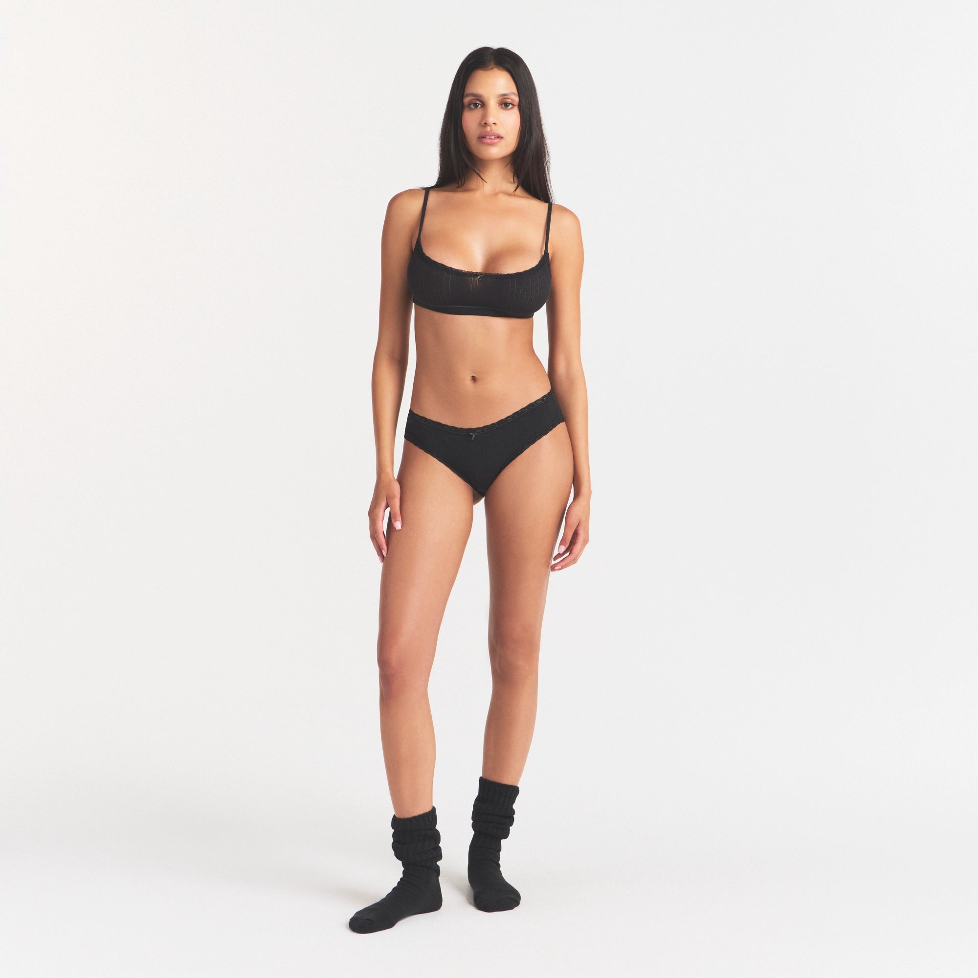 lightweight cotton pointelle lace brief lightweight cotton pointelle lace brief