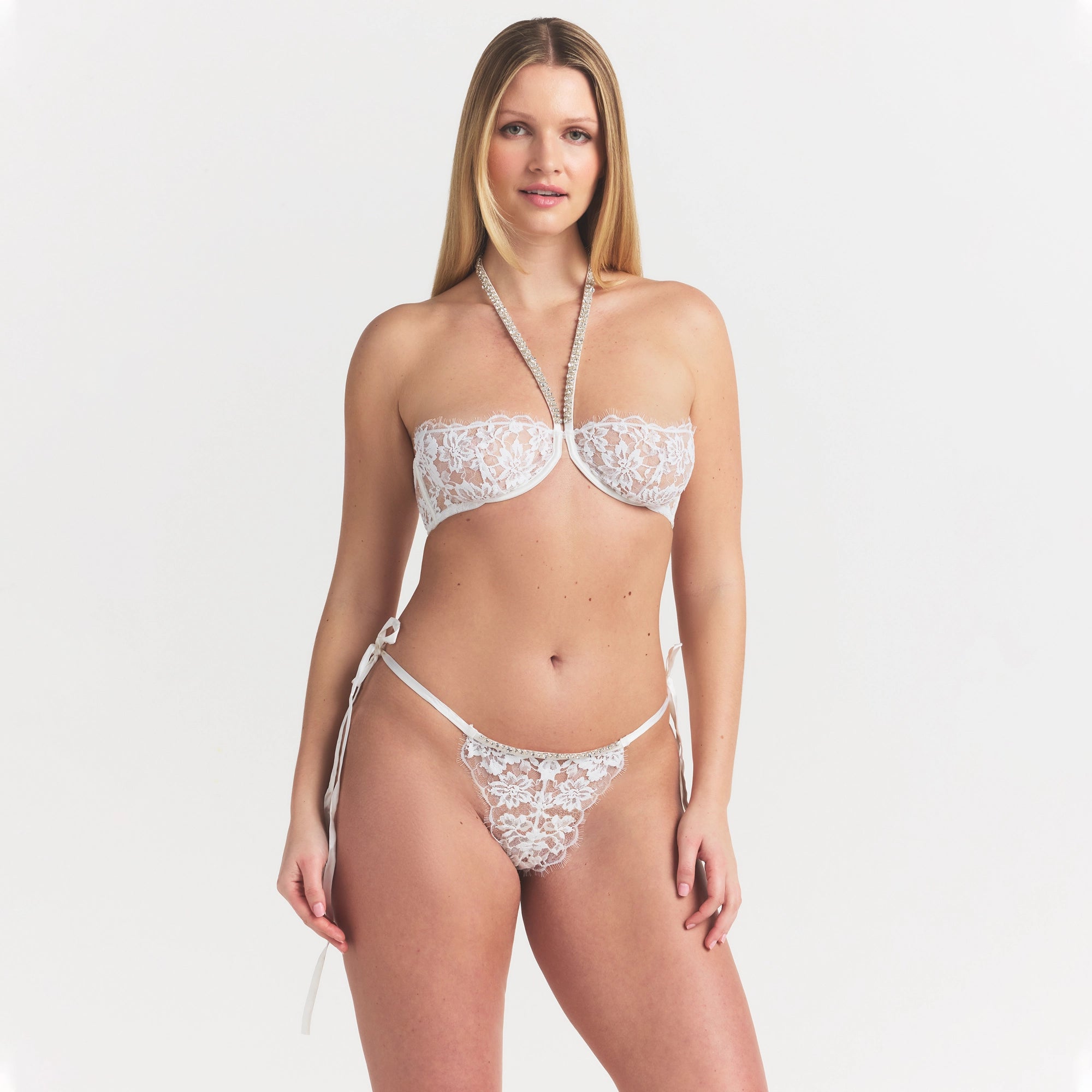 skims lace unlined halter bra skims lace unlined halter bra