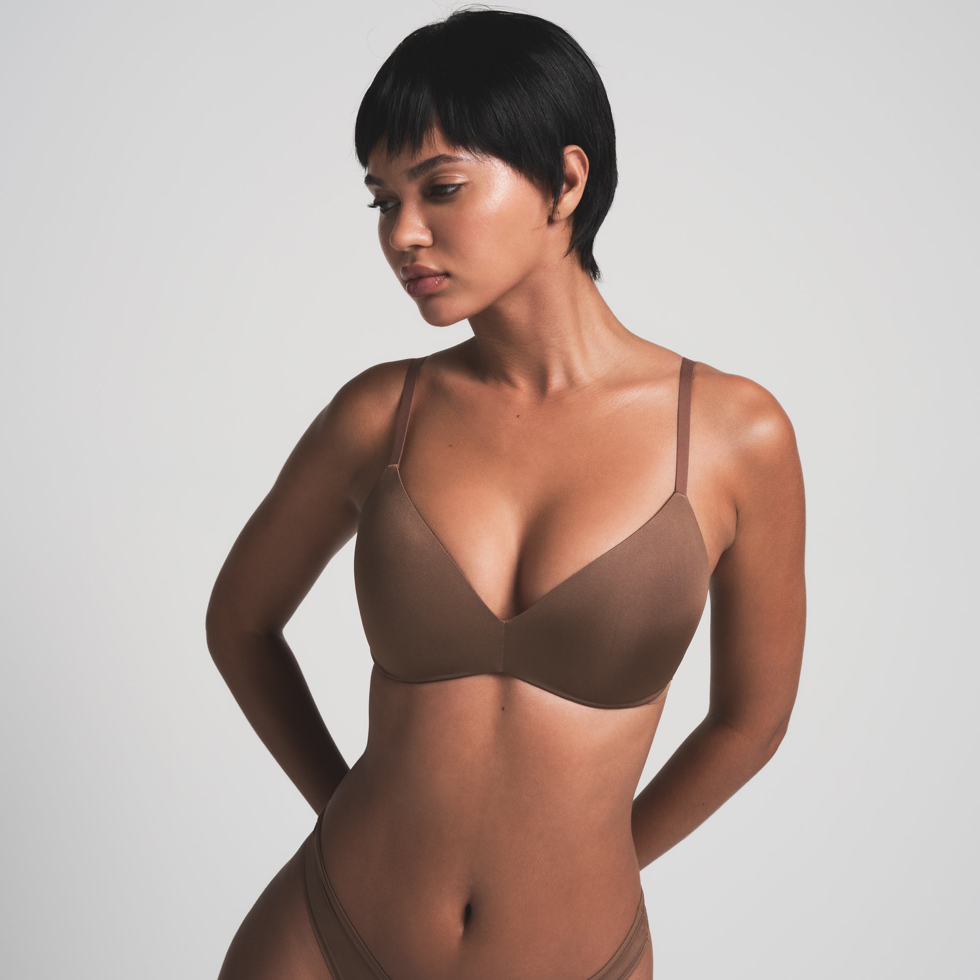 wireless form push up plunge bra wireless form push up plunge bra