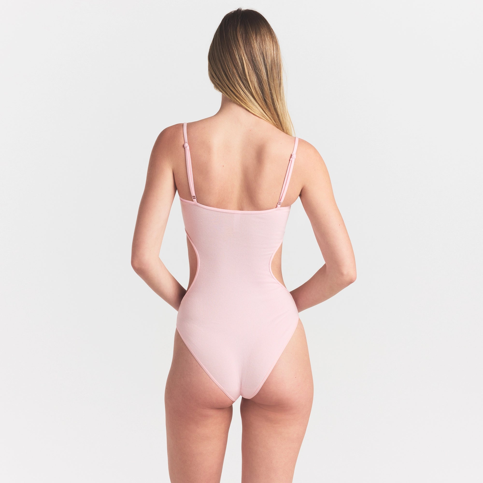 cotton rib cut out bodysuit cotton rib cut out bodysuit