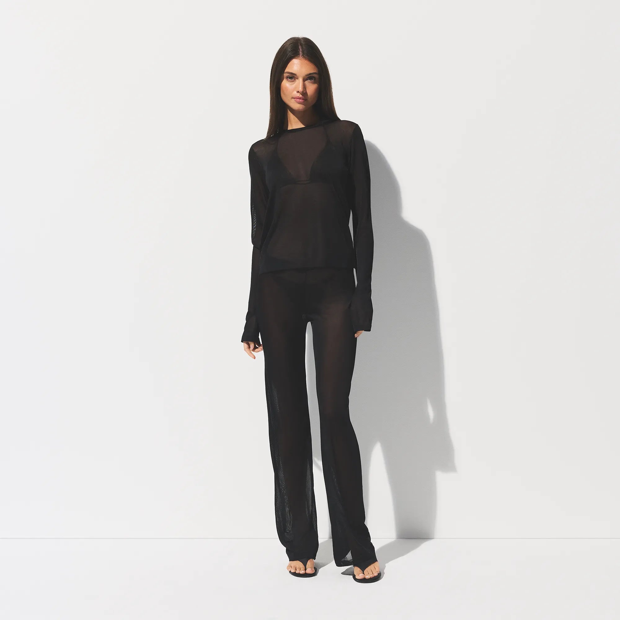 slinky knit low rise pant slinky knit low rise pant