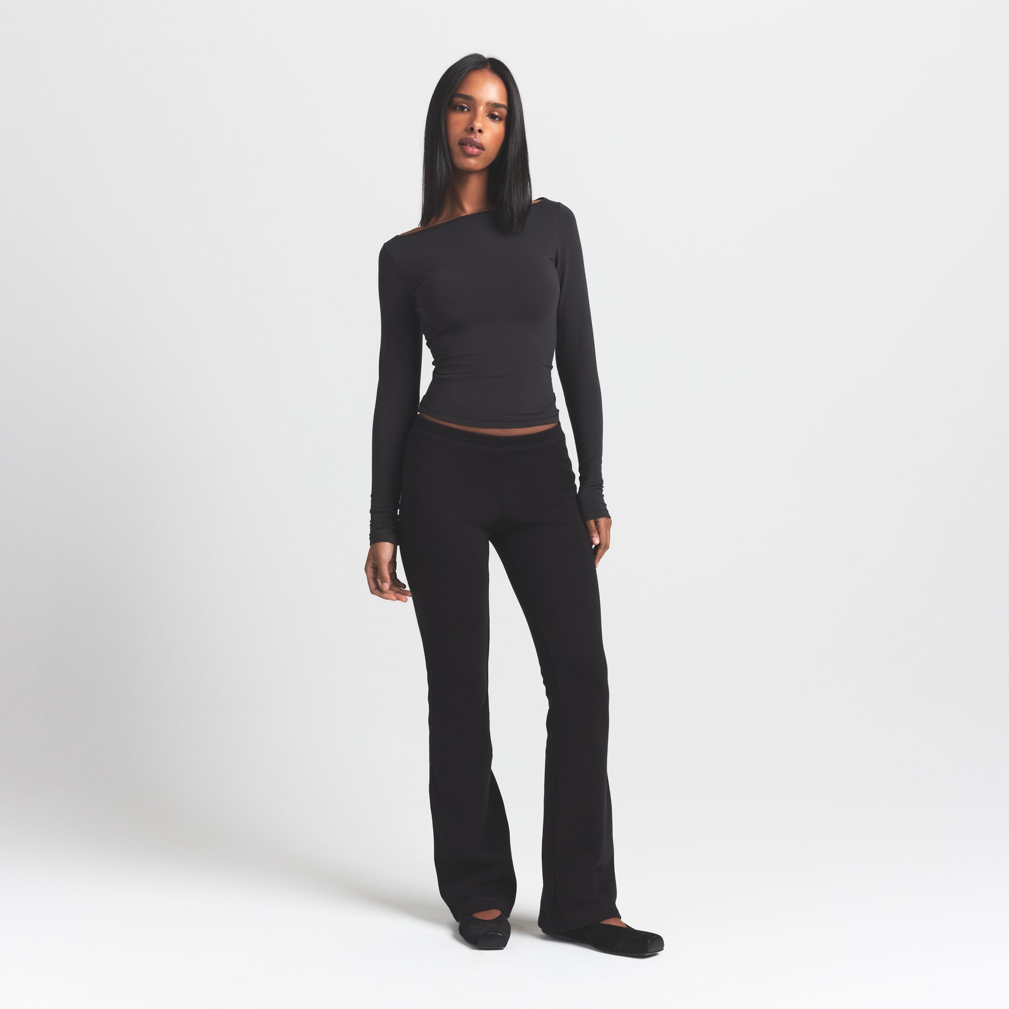 cotton fleece slim pant cotton fleece slim pant