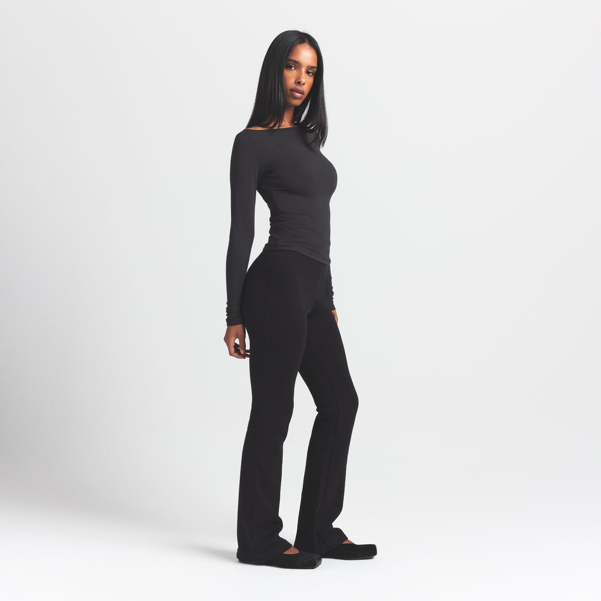 cotton fleece slim pant cotton fleece slim pant